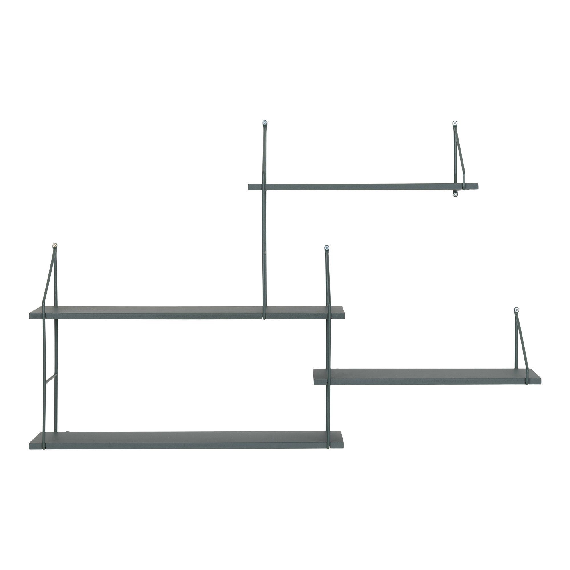 Harlem Wandplank Groen 4 Planken